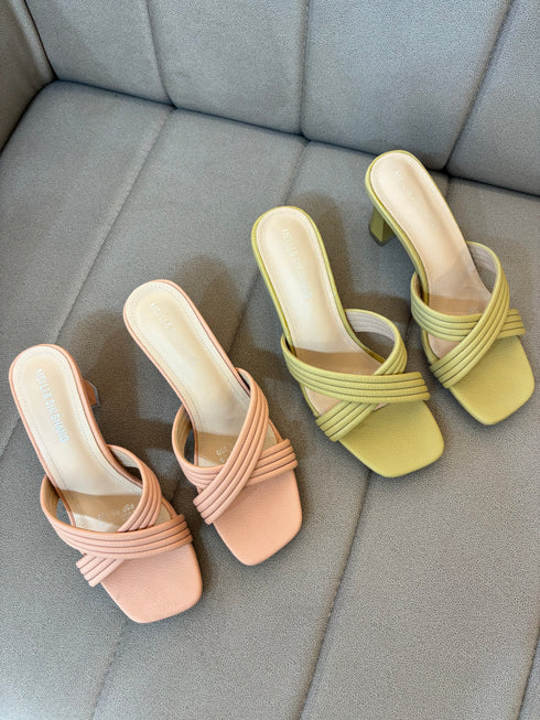 Women Casual Criss Cross Strap Heels